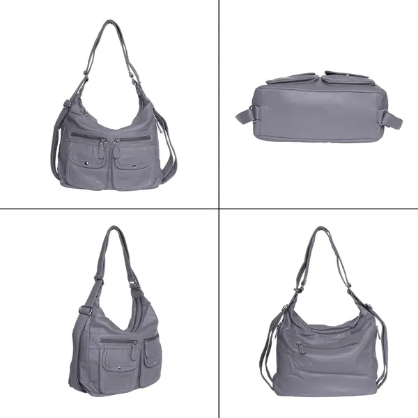 Grey_Dualmode_Handbag_2_1_Convertible_Shoulder_Bag_Backpack_For_Women