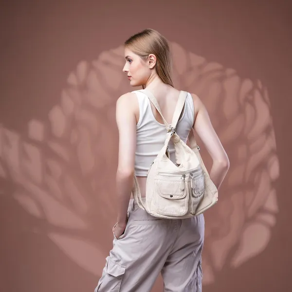White_Dualmode_Handbag_2_1_Convertible_Shoulder_Bag_Backpack_For_Women