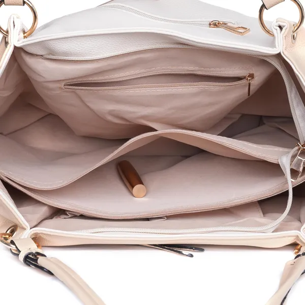 White_Estella_Tote_Bag_Large_Shoulder_Handbag_1_Main_For_Women