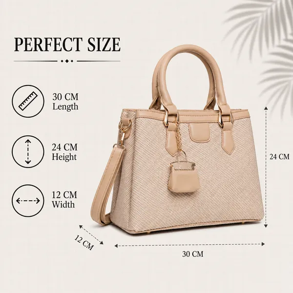 Khaki_Regina_Satchel_Hand_Bag_Top_Handle_Detachable_Sling_Strap_For_Women
