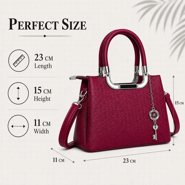 SANTORINI_Élysée_Textured_Small_Satchel_Bag