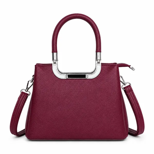 SANTORINI_Élysée_Textured_Small_Satchel_Bag