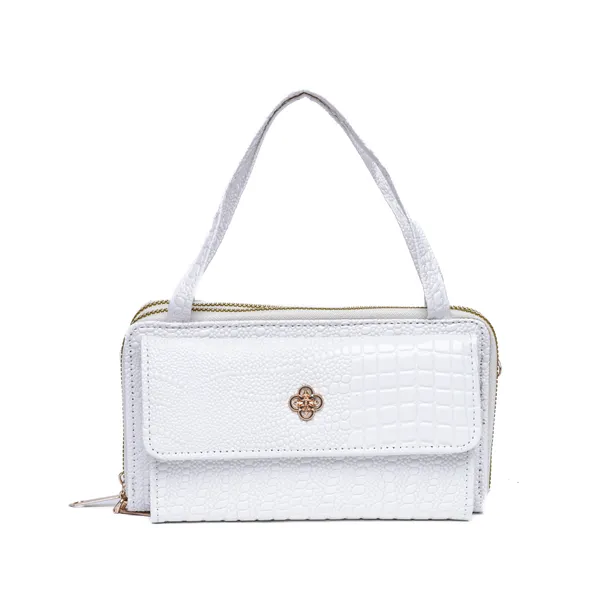 White_Crococharm_Pu_Leather_Mini_Sling_Bag_Mini_Crossbody_Dual_For_Women