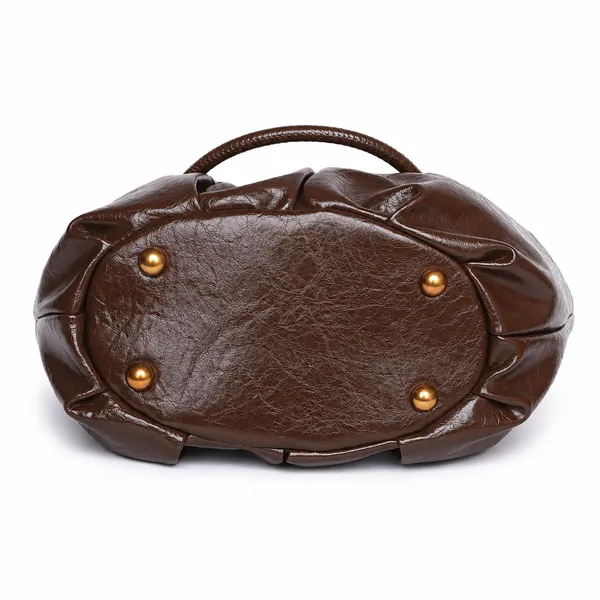 Dark_Brown_Mini_Bucket_Bag_Adjustable_Sling_Bag_Charm_Faux_Leather_For_Women