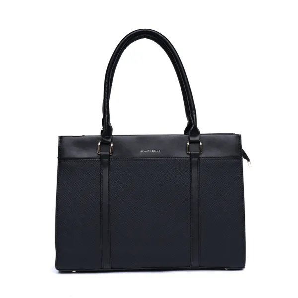 Black_Beauty_Bella_Siena_Structured_Tote_Bag_Office_Handbag_For_Women