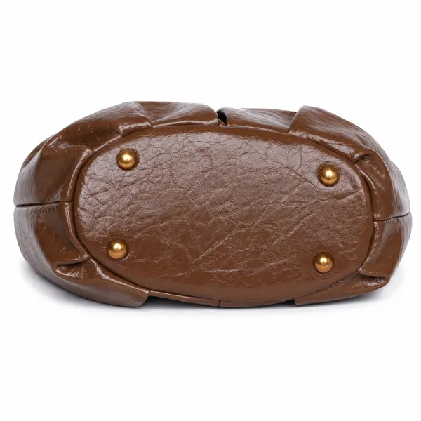 Brown_Mini_Bucket_Bag_Adjustable_Sling_Bag_Charm_Faux_Leather_For_Women