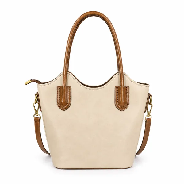 White_Bucket_Sling_Bag_Bucket_Handbag_Casual_Outings_For_Women