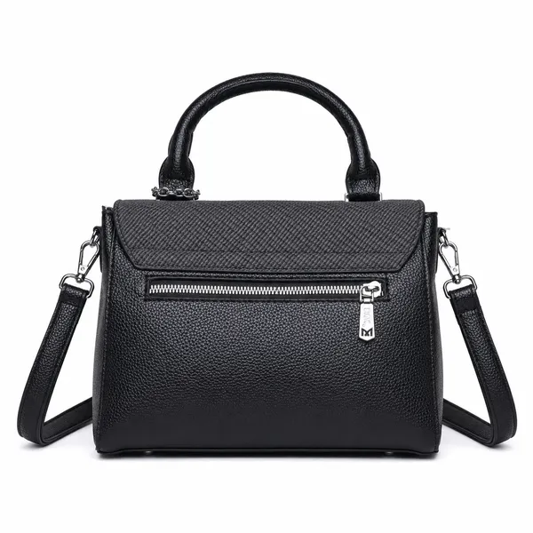 Black_Ophelia_Satchel_Bag_Mall_Sized_Handbag_Sling_Strap_Bag_For_Women