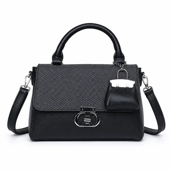Black_Ophelia_Satchel_Bag_Mall_Sized_Handbag_Sling_Strap_Bag_For_Women