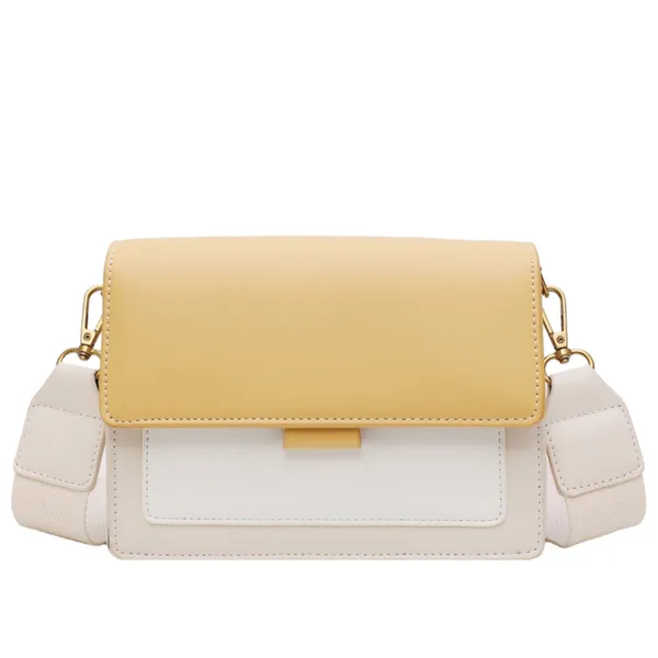 Yellow_Sleek_Nyc_Style_Sling_Bag_Mall_Crossbody_Sling_For_Women