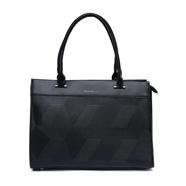 Black_Beauty_Bella_Clat_Structured_Tote_Bag_Office_Handbag_For_Women