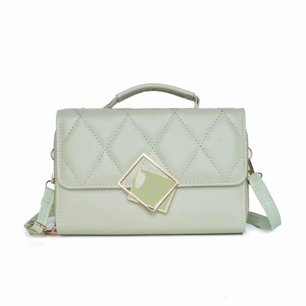 Green_Mini_Sling_Bag_Crossbody_Quilted_Pu_Leather_Purse_Dual_For_Women