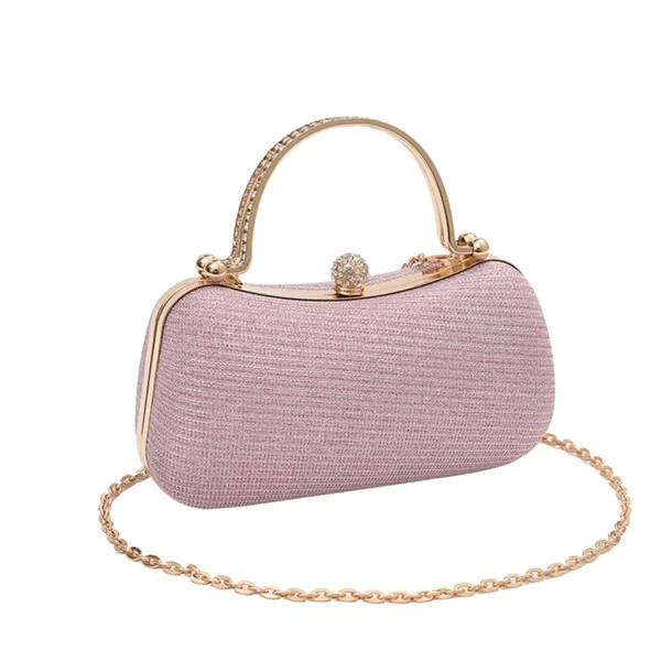 Pink_Luna_S_Evening_Clutch_Purse_Structured_Sling_Party_Dinner_For_Women