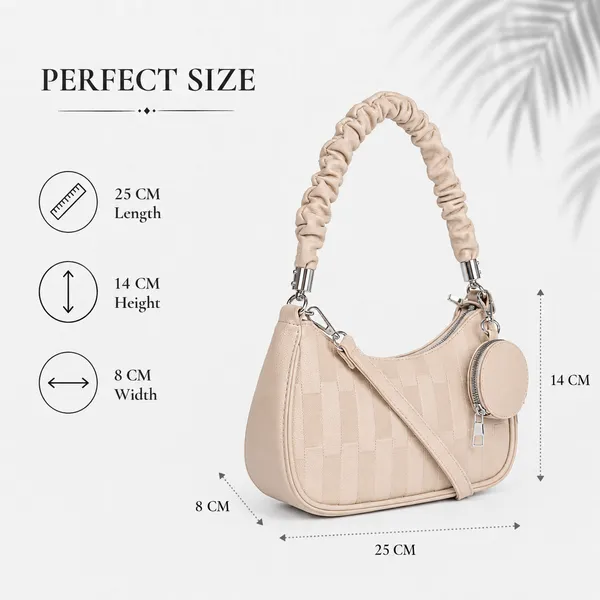 Khaki_Celeste_Mini_Hobo_Bag_Elegant_Faux_Leather_Shoulder_Handbag_For_Women