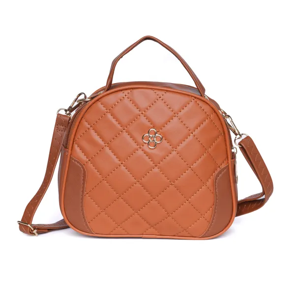 Brown_Aria_Quilted_Ling_Bag_Compact_Pu_Leather_Handbag_Adjustable_For_Women