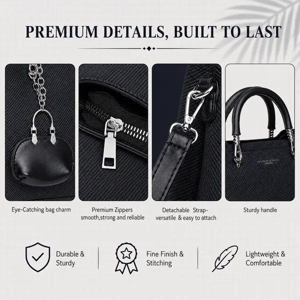 Black_Small_Satchel_Bag_3_Compartment_Sling_Strap_Structured_Small_For_Women