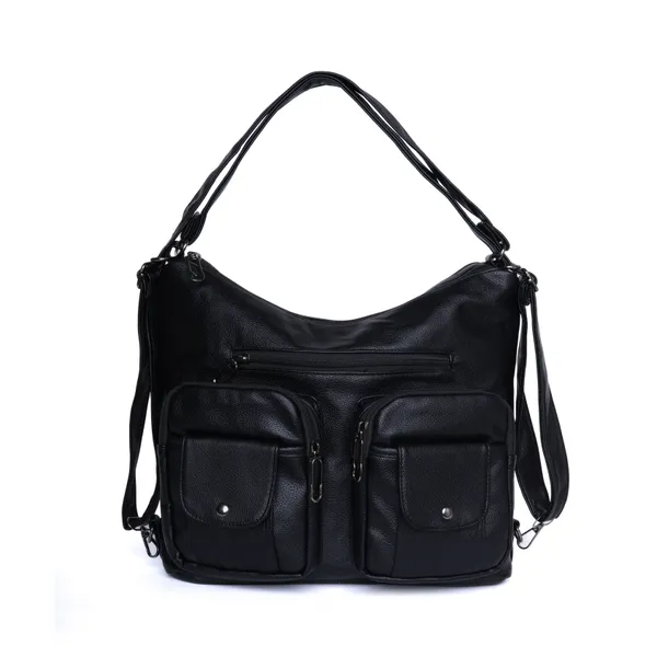 Black_Handbag_2_1_Convertible_Shoulder_Bag_Backpack_Pocket_For_Women