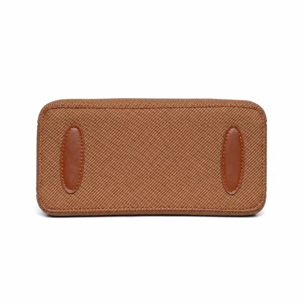 Brown_Small_Satchel_Bag_3_Compartment_Sling_Strap_Structured_Small_For_Women