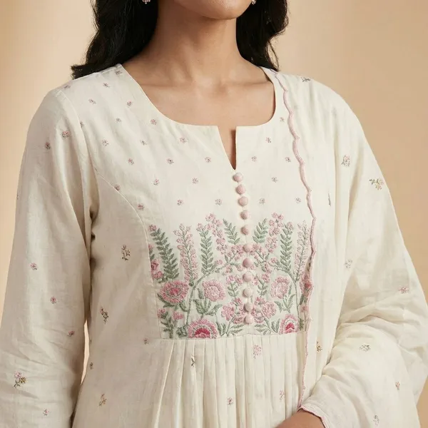 White_Mal_Cotton_A_Line_Anarkali_Full_Sleevs_For_Women