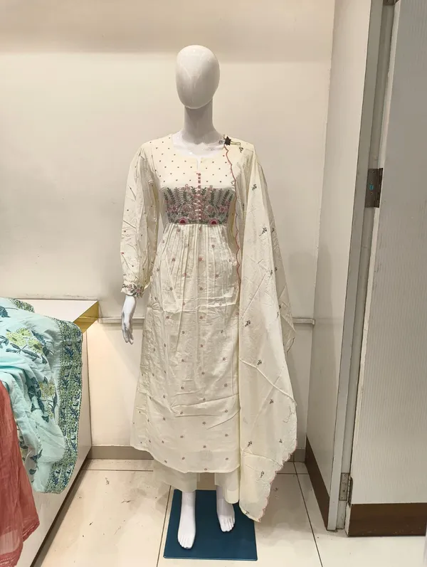 White_Mal_Cotton_A_Line_Anarkali_Full_Sleevs_For_Women