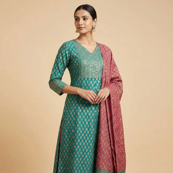 Rama_Green_Cotton_Printed_For_Women
