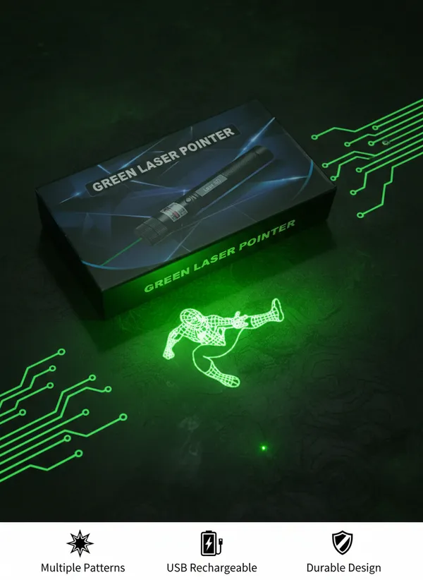 Green_High_Power_Laser_Light_Pointer_Usb_Rechargeable_Tactical_Laser_With_Multi_Pattern_Hologram_Caps