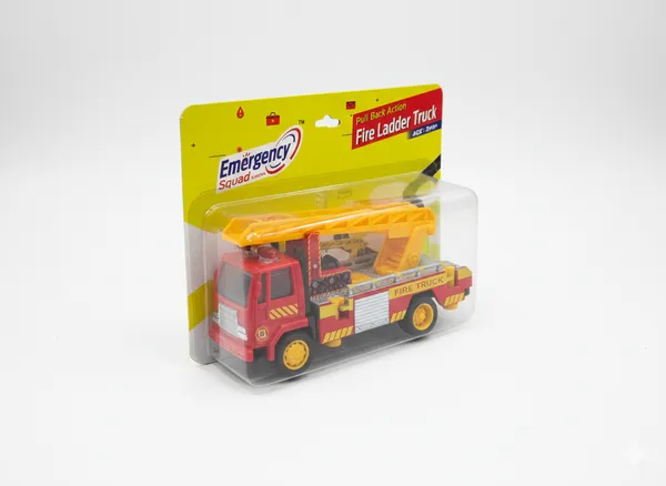Red_And_Yellow_2_Pack_Emergency_&_Utility_Vehicle_Set_Blue_Off_Road_Pickup_Truck_And_Red_Fire_Ladder_Truck_Toy_Combo