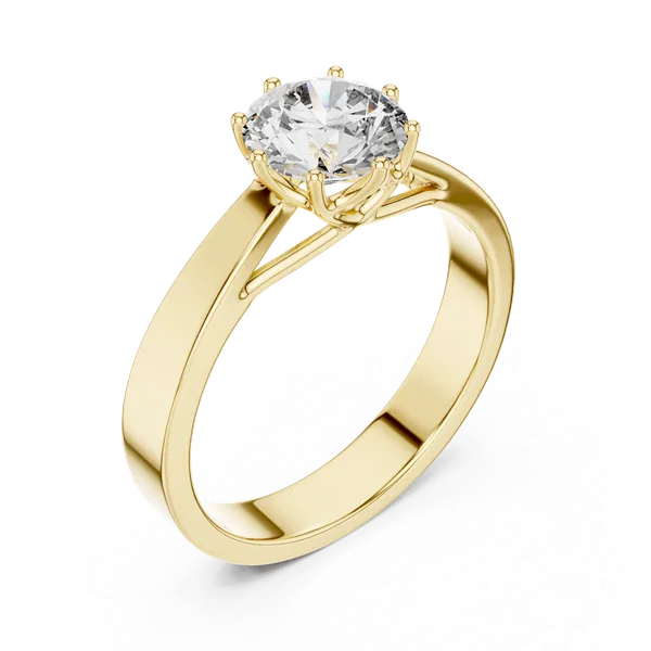 Gold_92.5_Silver_Engagement_Ring_For_Women