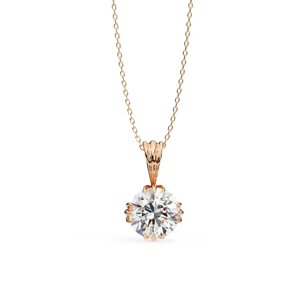 Rose_Gold_92.5_Silver_Solitaire_Pendant_Necklace_For_Women