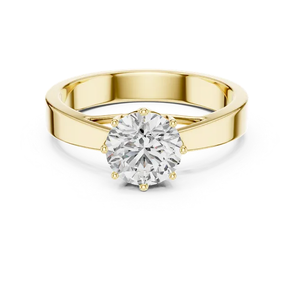 Gold_92.5_Silver_Engagement_Ring_For_Women