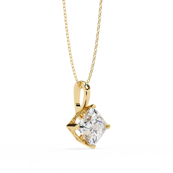 Gold_92.5_Silver_Solitaire_Pendant_Necklace_For_Women