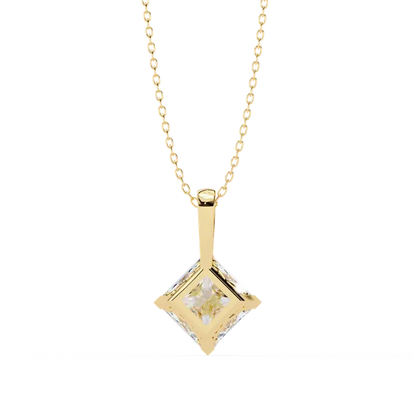 Gold_92.5_Silver_Solitaire_Pendant_Necklace_For_Women