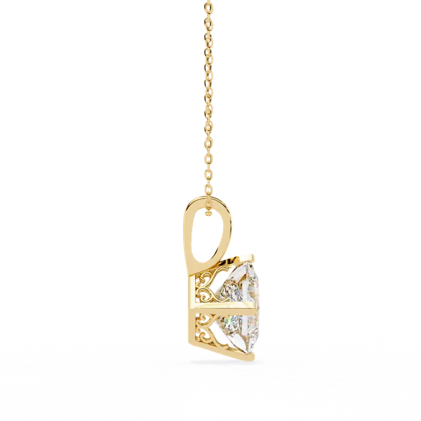 Gold_92.5_Silver_Solitaire_Pendant_Necklace_For_Women