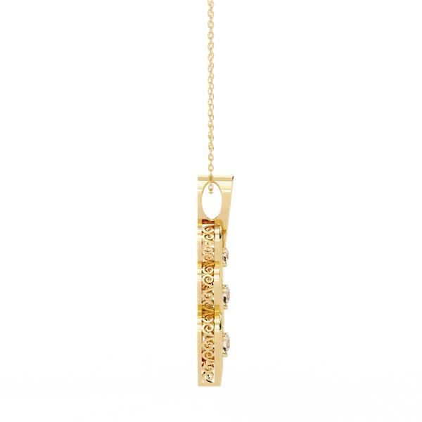 Gold_92.5_Silver_Pendant_Necklace_For_Women