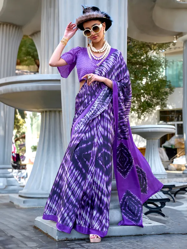 Women's_Crepe_Purple_Printed_Designer_Saree_With_Blouse_Piece