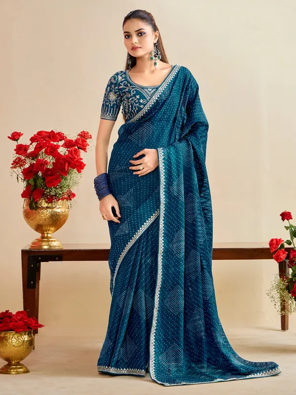 Women's_Georgette_Blue_Embroidered_Designer_Saree_With_Blouse_Piece