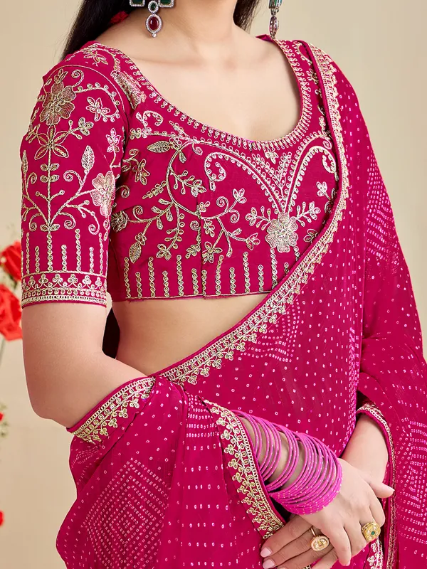 Women's_Georgette_Pink_Embroidered_Designer_Saree_With_Blouse_Piece