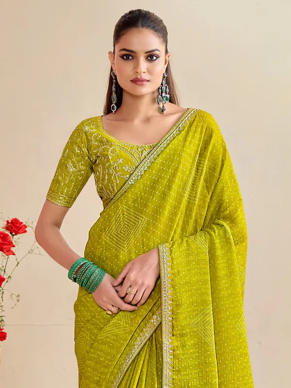 Women's_Georgette_Lemon_Yellow_Embroidered_Designer_Saree_With_Blouse_Piece