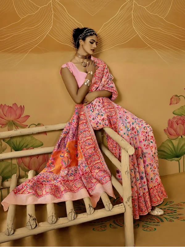 Women's_Cotton_Silk_Pink_Woven_Design_Designer_Saree_With_Blouse_Piece