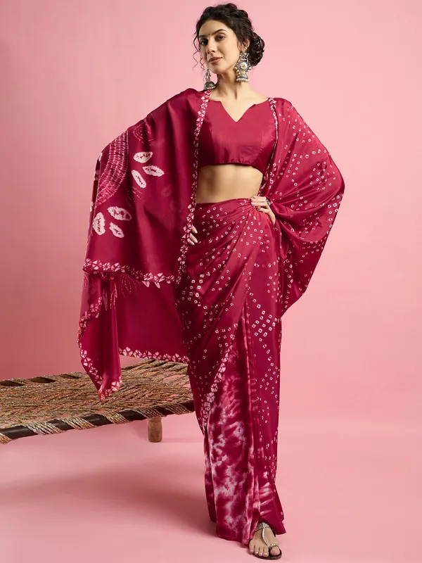 Women's_Crepe_Red_Printed_Designer_Saree_With_Blouse_Piece