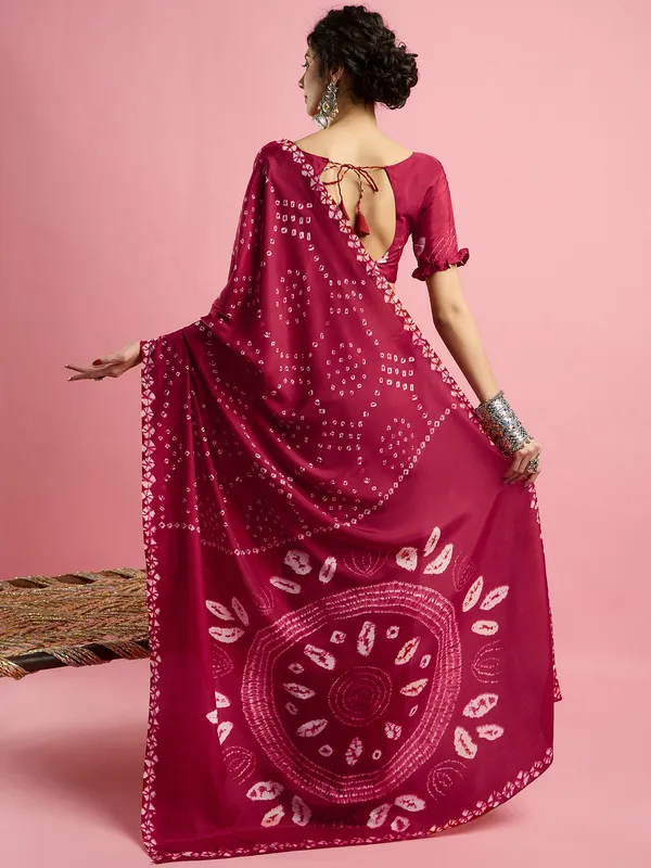 Women's_Crepe_Red_Printed_Designer_Saree_With_Blouse_Piece