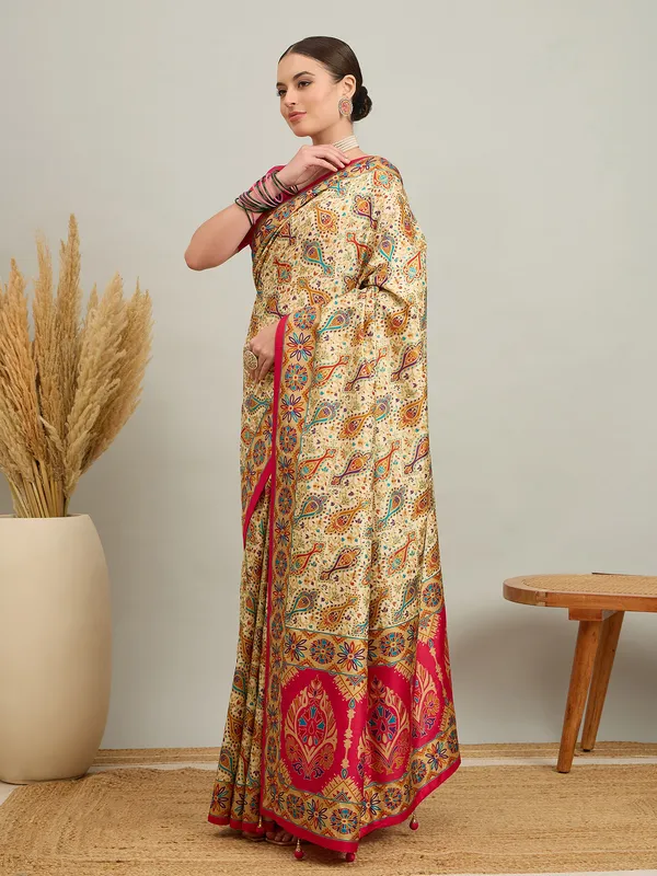 Women's_Silk_Blend_Pink_Digital_Print_Designer_Saree_With_Blouse_Piece