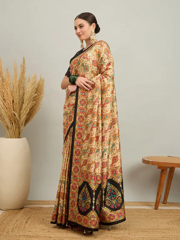 Women's_Silk_Blend_Black_Digital_Print_Designer_Saree_With_Blouse_Piece