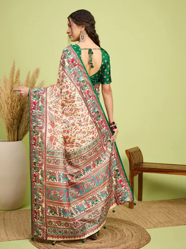 Women's_Silk_Blend_Beige_Digital_Print_Designer_Saree_With_Blouse_Piece