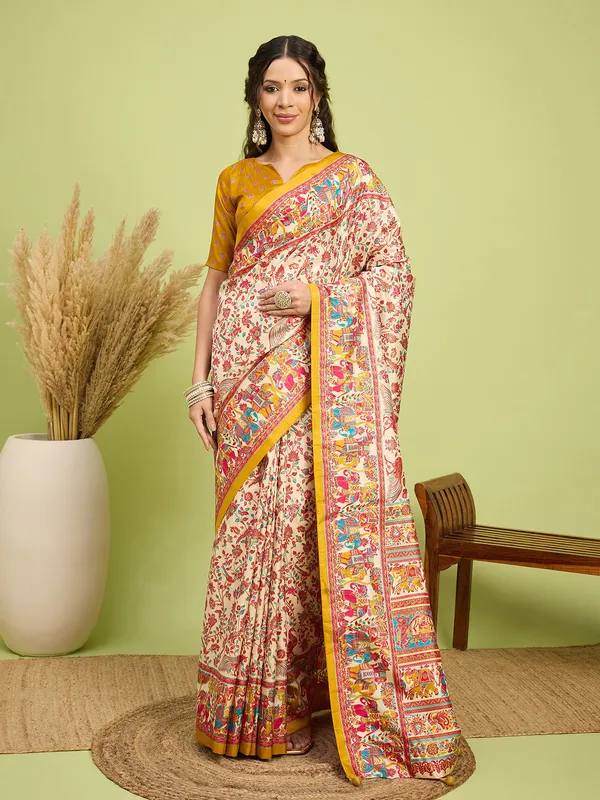 Women's_Silk_Blend_Assorted_Digital_Print_Designer_Saree_With_Blouse_Piece