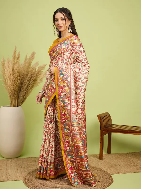 Women's_Silk_Blend_Assorted_Digital_Print_Designer_Saree_With_Blouse_Piece