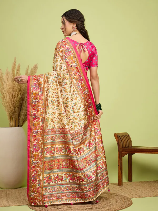 Women's_Silk_Blend_Assorted_Digital_Print_Designer_Saree_With_Blouse_Piece