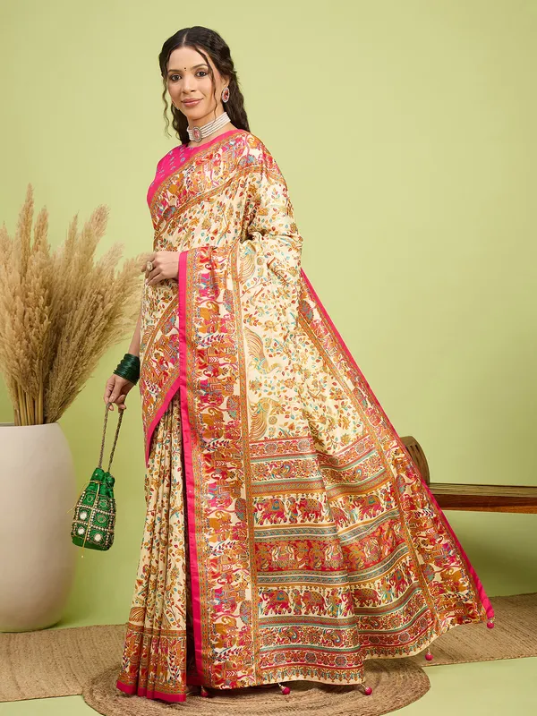 Women's_Silk_Blend_Assorted_Digital_Print_Designer_Saree_With_Blouse_Piece