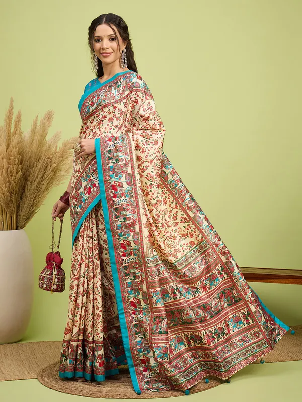 Women's_Silk_Blend_Assorted_Digital_Print_Designer_Saree_With_Blouse_Piece