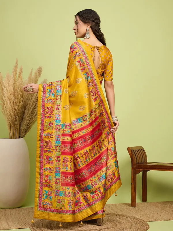 Women's_Silk_Blend_Yellow_Digital_Print_Designer_Saree_With_Blouse_Piece